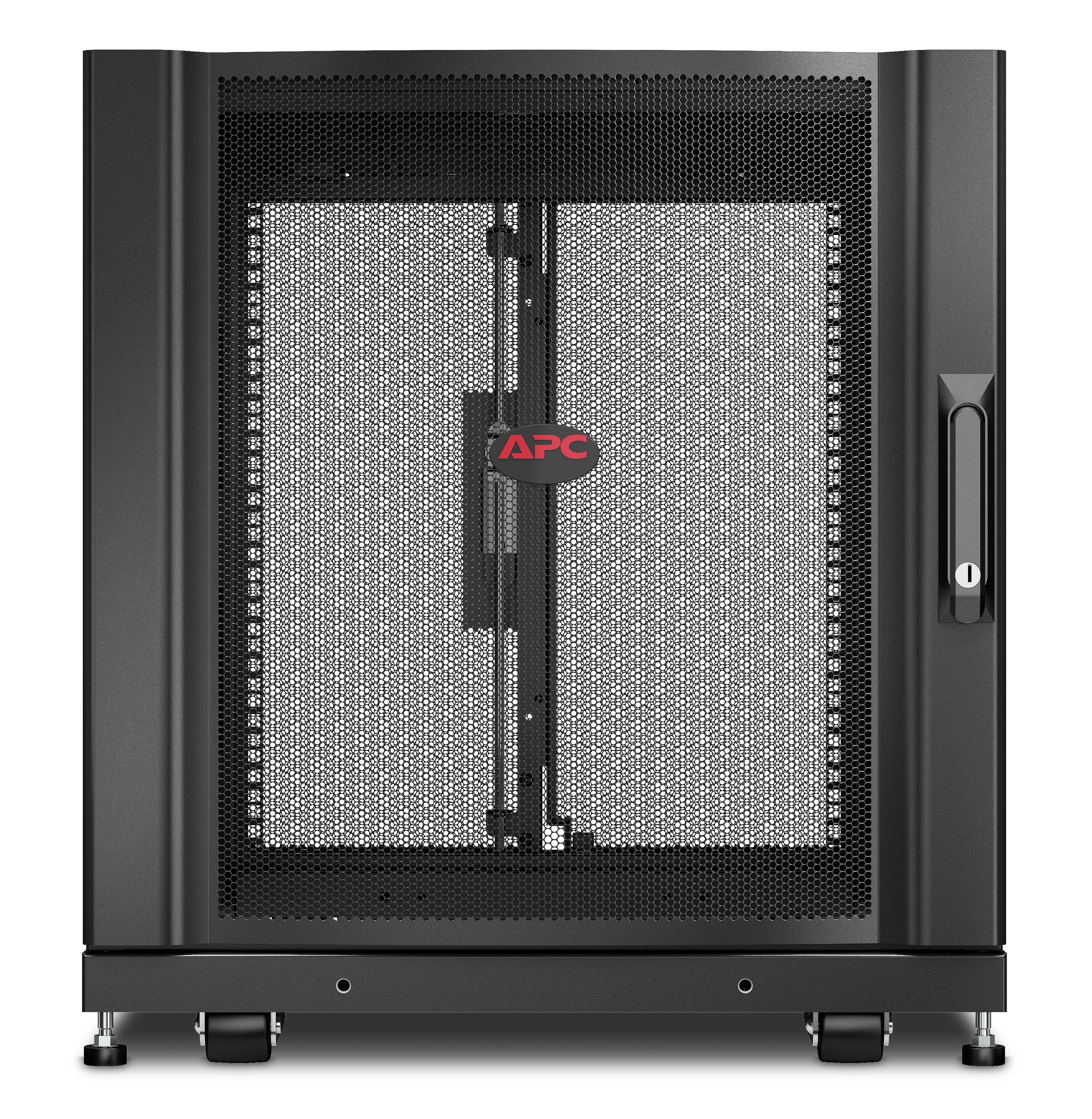APC NetShelter SX, Server Rack Enclosure, 12U, Black, 658H x 600W x 1070D mm. Type: Freestanding rack, Rack capacity: 12U,