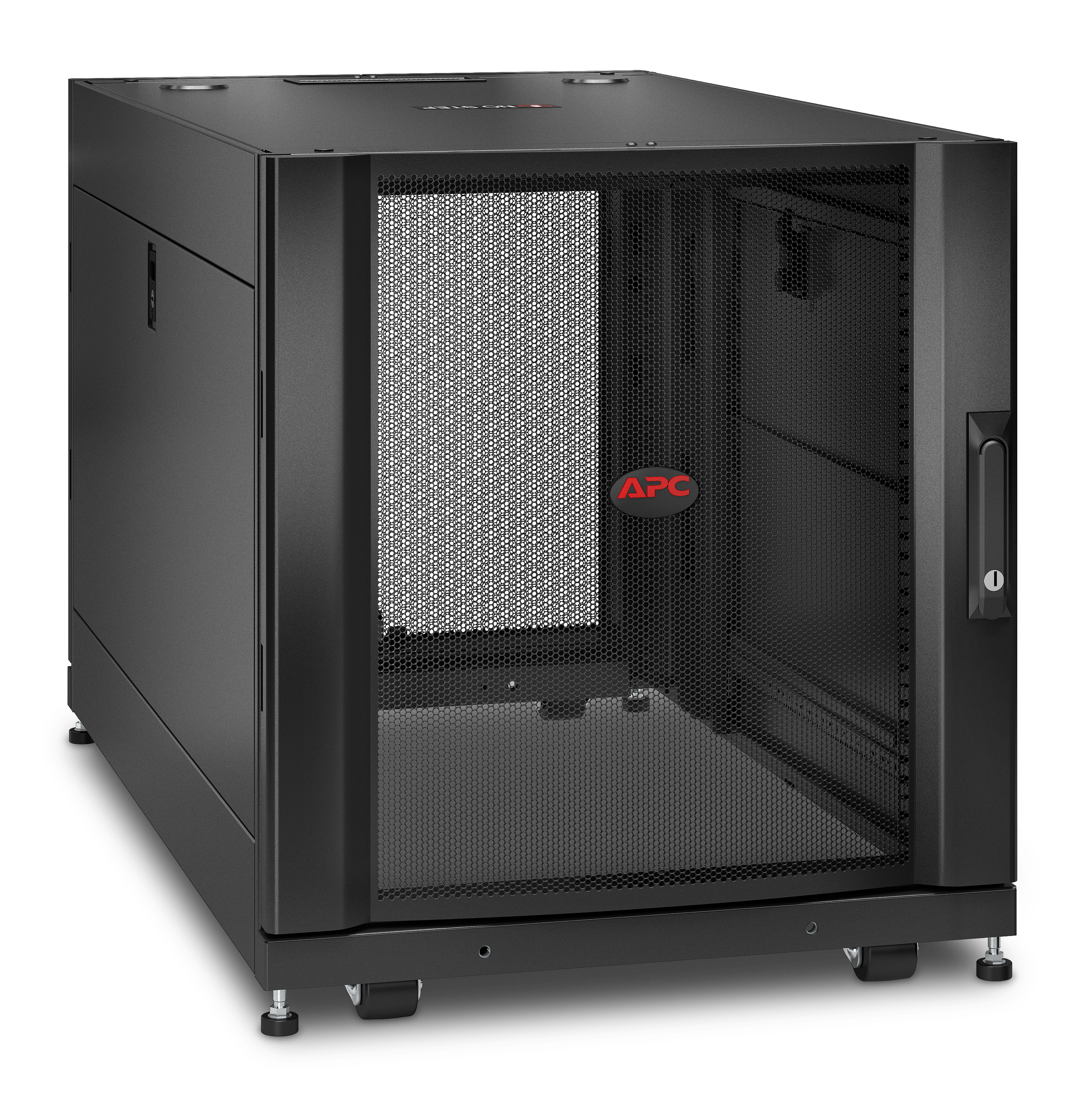 APC NetShelter SX, Server Rack Enclosure, 12U, Black, 658H x 600W x 1070D mm. Type: Freestanding rack, Rack capacity: 12U,