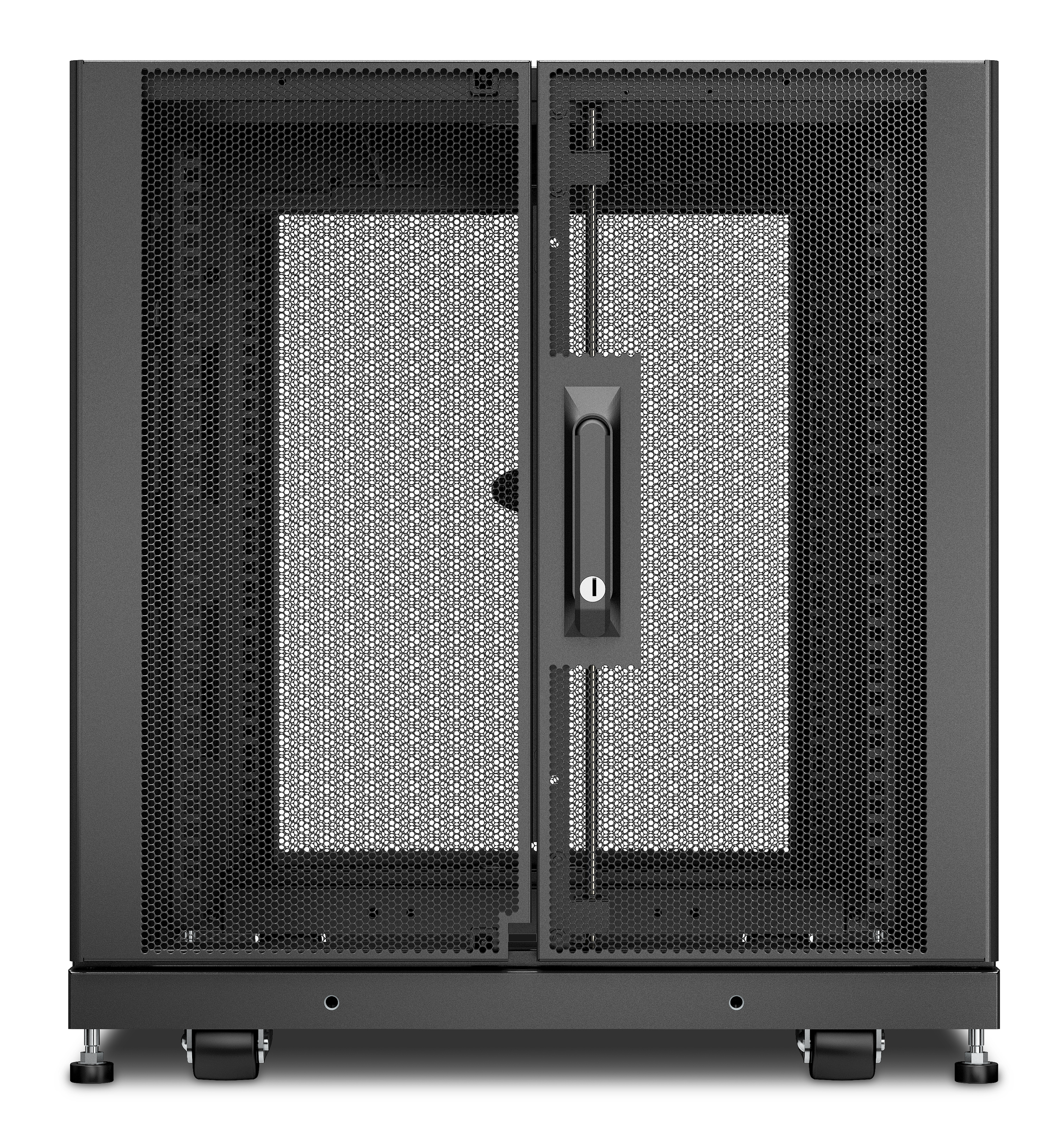 APC NetShelter SX, Server Rack Enclosure, 12U, Black, 658H x 600W x 1070D mm. Type: Freestanding rack, Rack capacity: 12U,