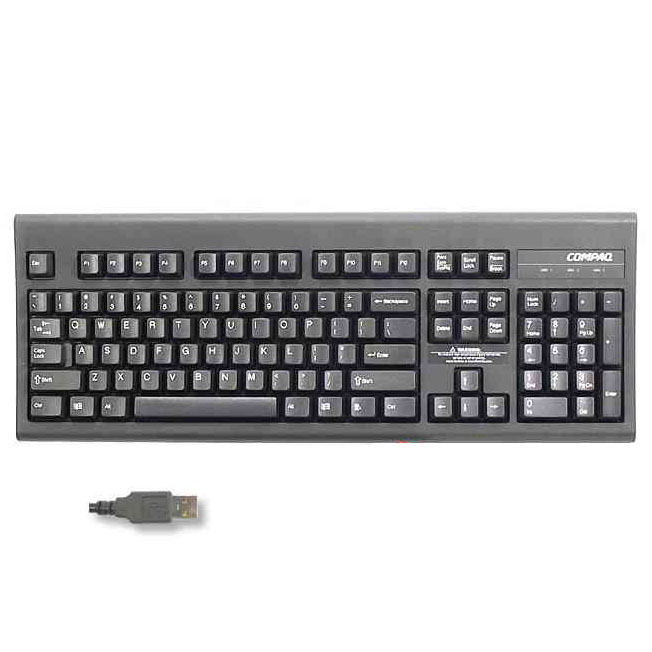 HP 242372-131 keyboard USB QWERTY Portuguese Black