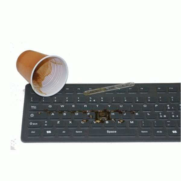 Nilox TASTIERA IN SILICONE NERA USB/PS2 – image 3