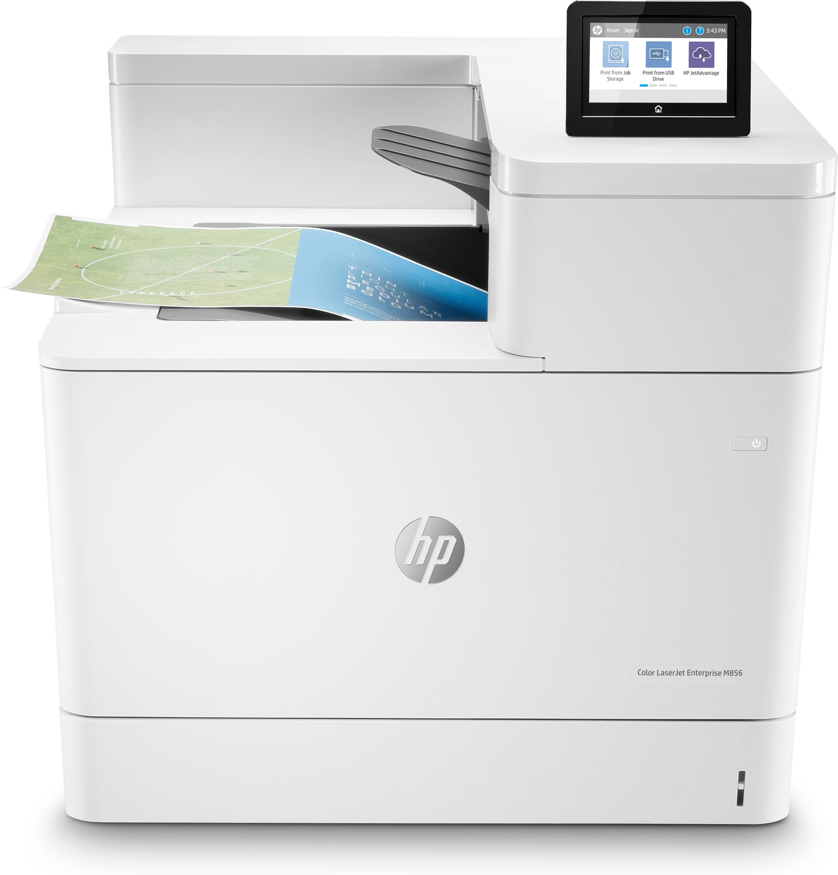 HP Color LaserJet Enterprise M856dn, Utskrift, Dubbelsidig utskrift
