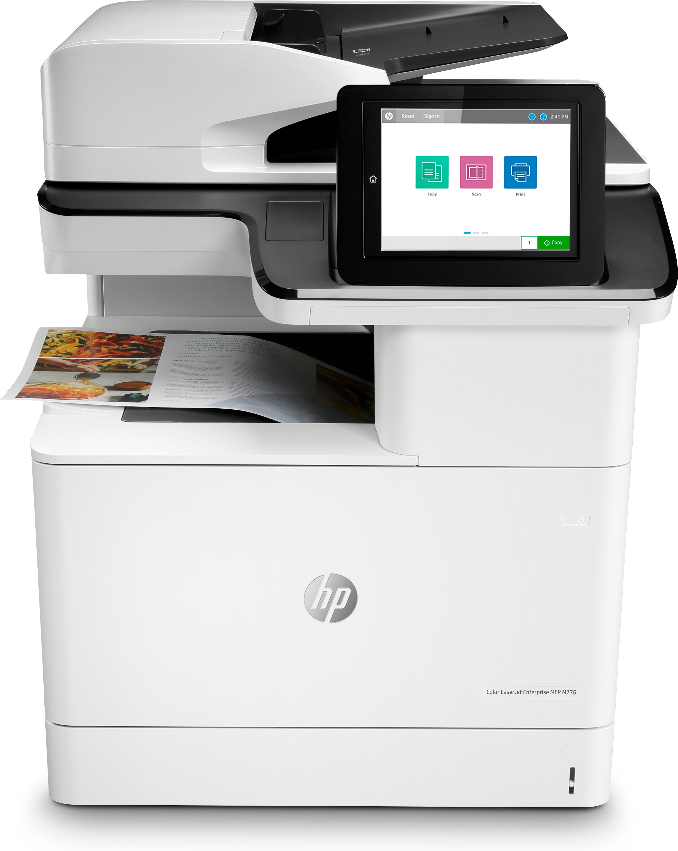 HP Color LaserJet Enterprise MFP M776dn, Skriv ut, kopiera, skanna och faxa (tillval), Dubbelsidig utskrift; Dubbelsidig skanning; Skanna till e-post