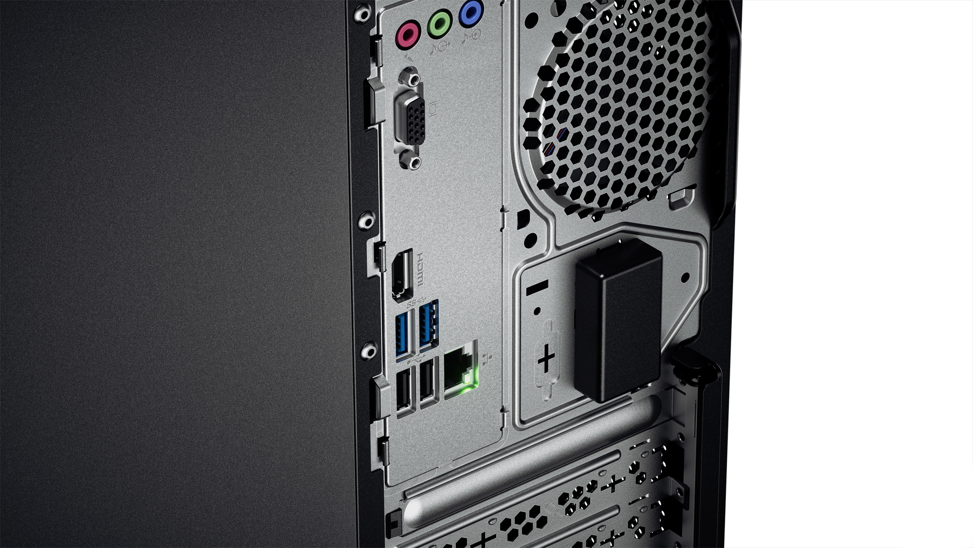 Lenovo IdeaCentre 510 Intel® Core™ i5 i5-8400 8 GB DDR4-SDRAM 1 TB HDD Windows 10 Home Tower PC Black, Silver image 10