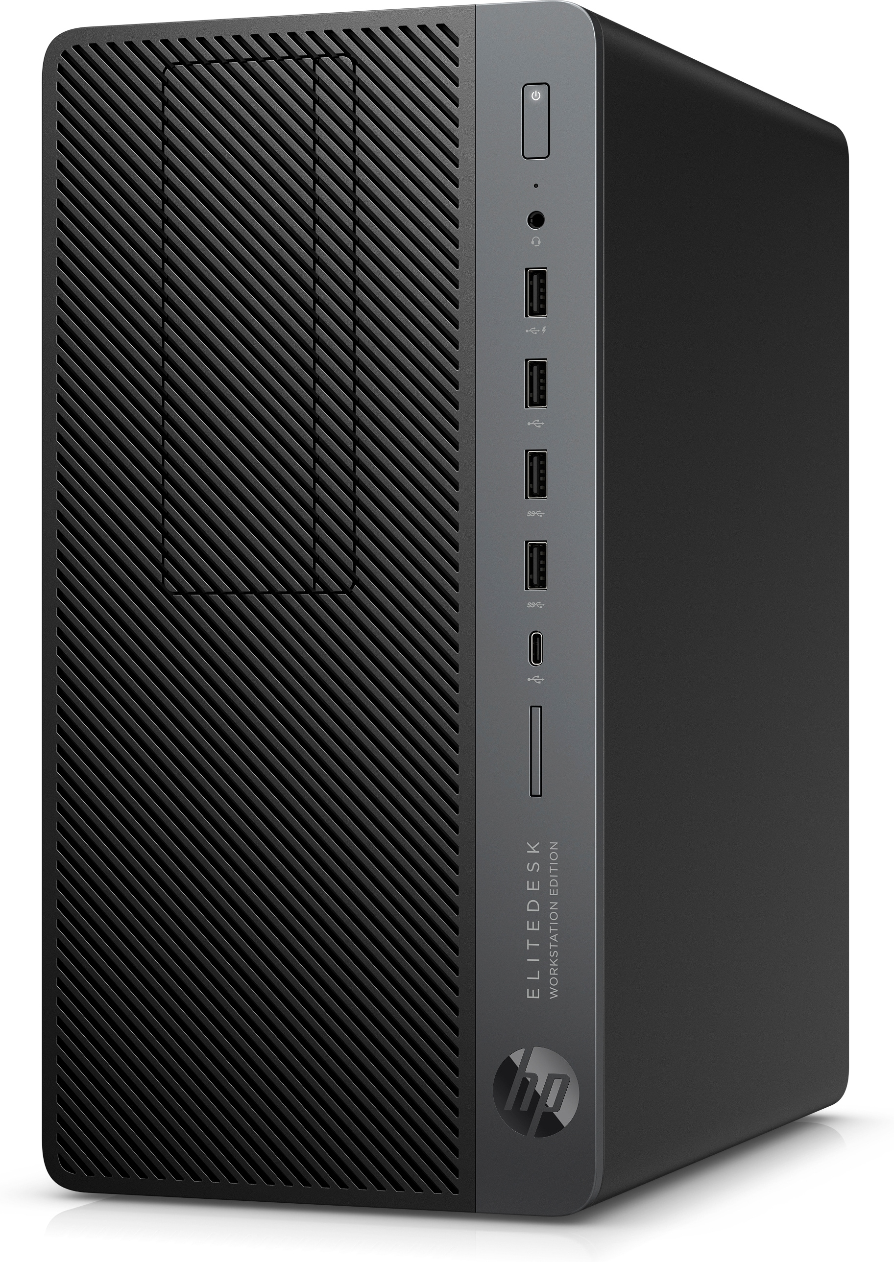 HP EliteDesk 705 G4 AMD Ryzen™ 5 PRO 2600 16 GB DDR4-SDRAM 256 GB SSD AMD Radeon RX 550 Windows 10 Pro Micro Tower Workstation Black image 2