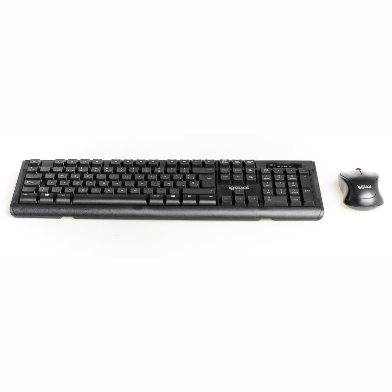 iggual IGG318140 keyboard Mouse included Office RF Wireless QWERTY Spanish Black – image 2