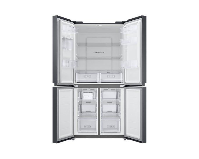 Samsung RF48A401EB4/EO side-by-side refrigerator Freestanding – image 4