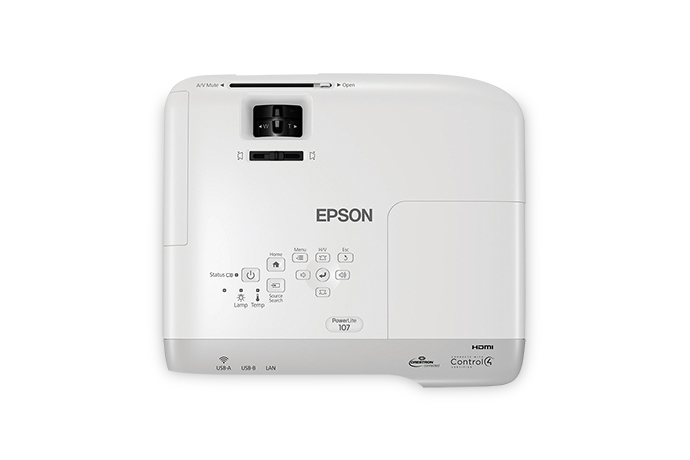 Epson PowerLite 107 Standard throw projector 3500 ANSI lumens 3LCD XGA (1024x768) White – image 3