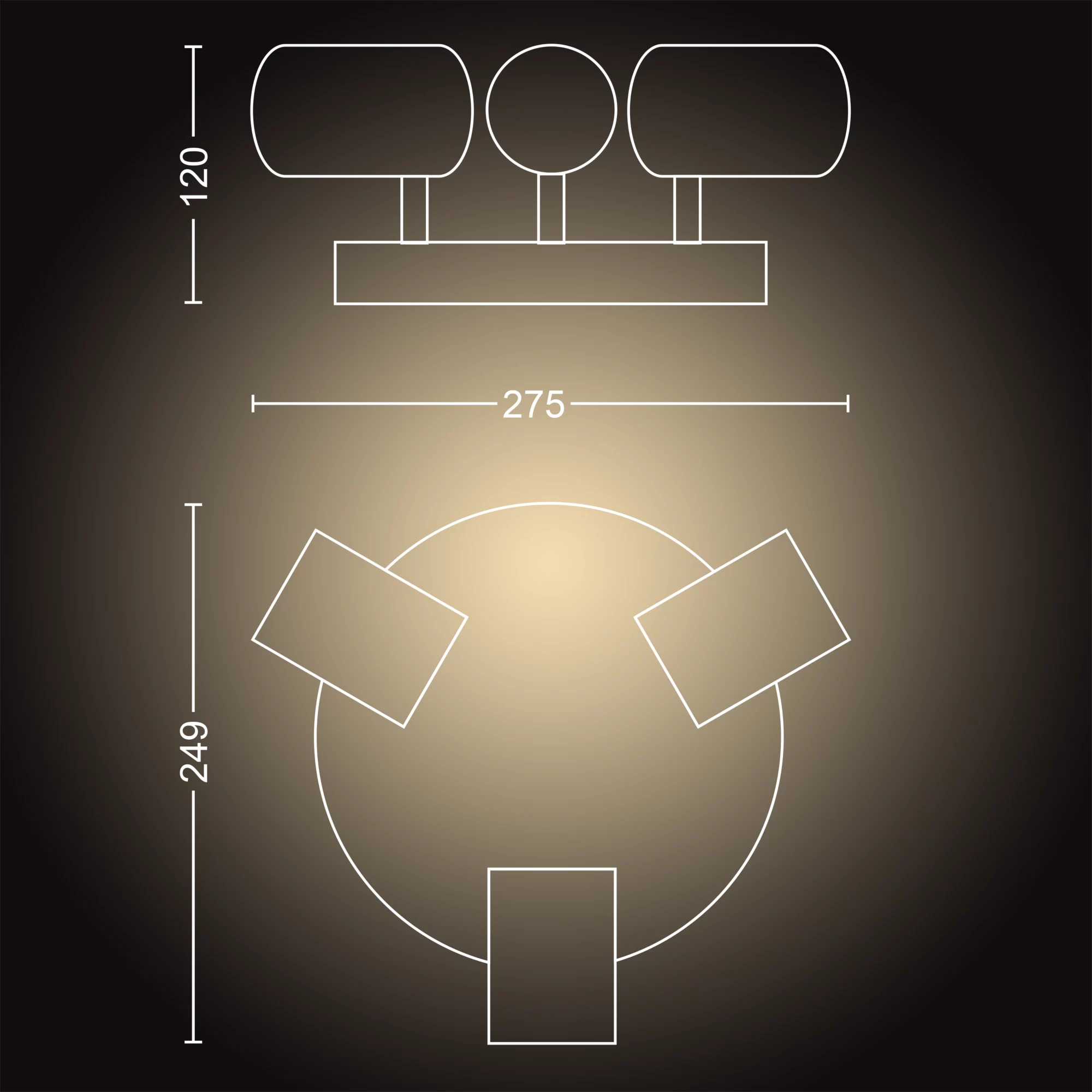 Philips by Signify Philips Hue White ambience Adore Bathroom ceiling spot light – image 3