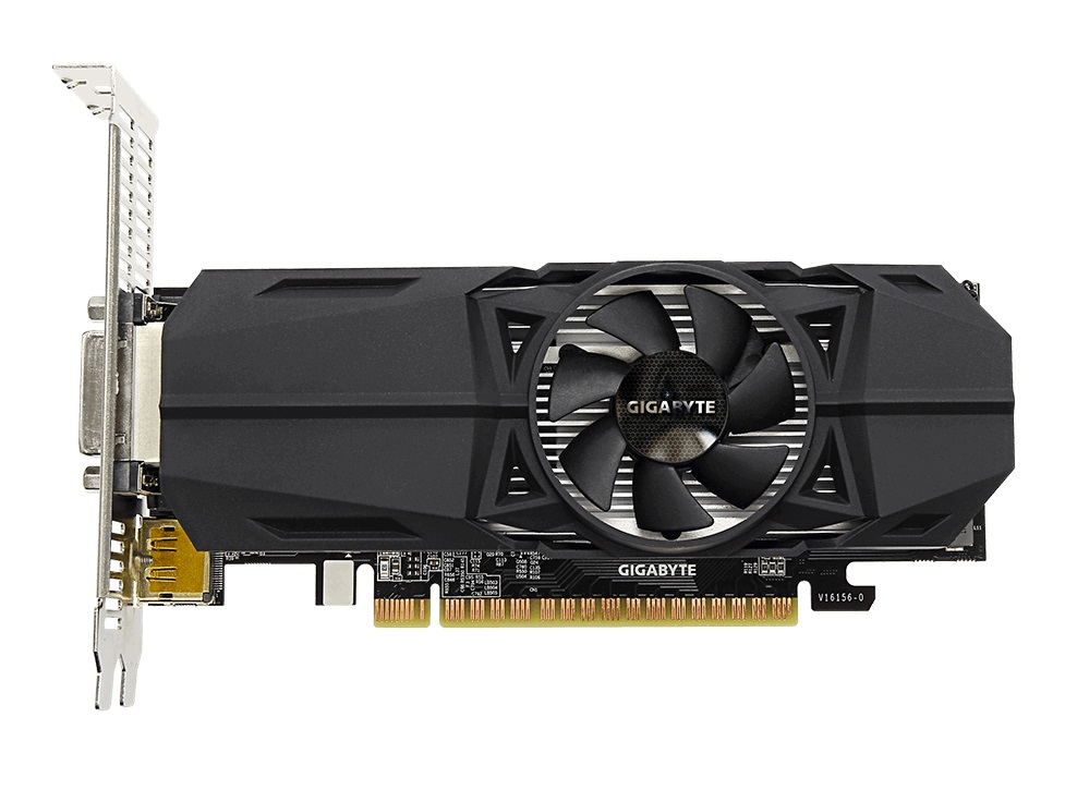 GIGABYTE GAMING GV-N1050-2GL graphics card NVIDIA GeForce GTX 1050