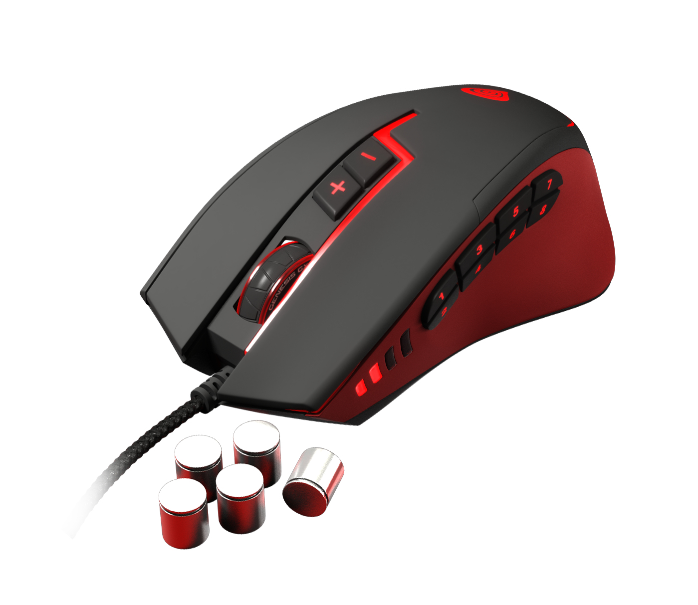 GENESIS GX85 mouse Gaming Right-hand USB Type-A Laser 8200 DPI – image 3
