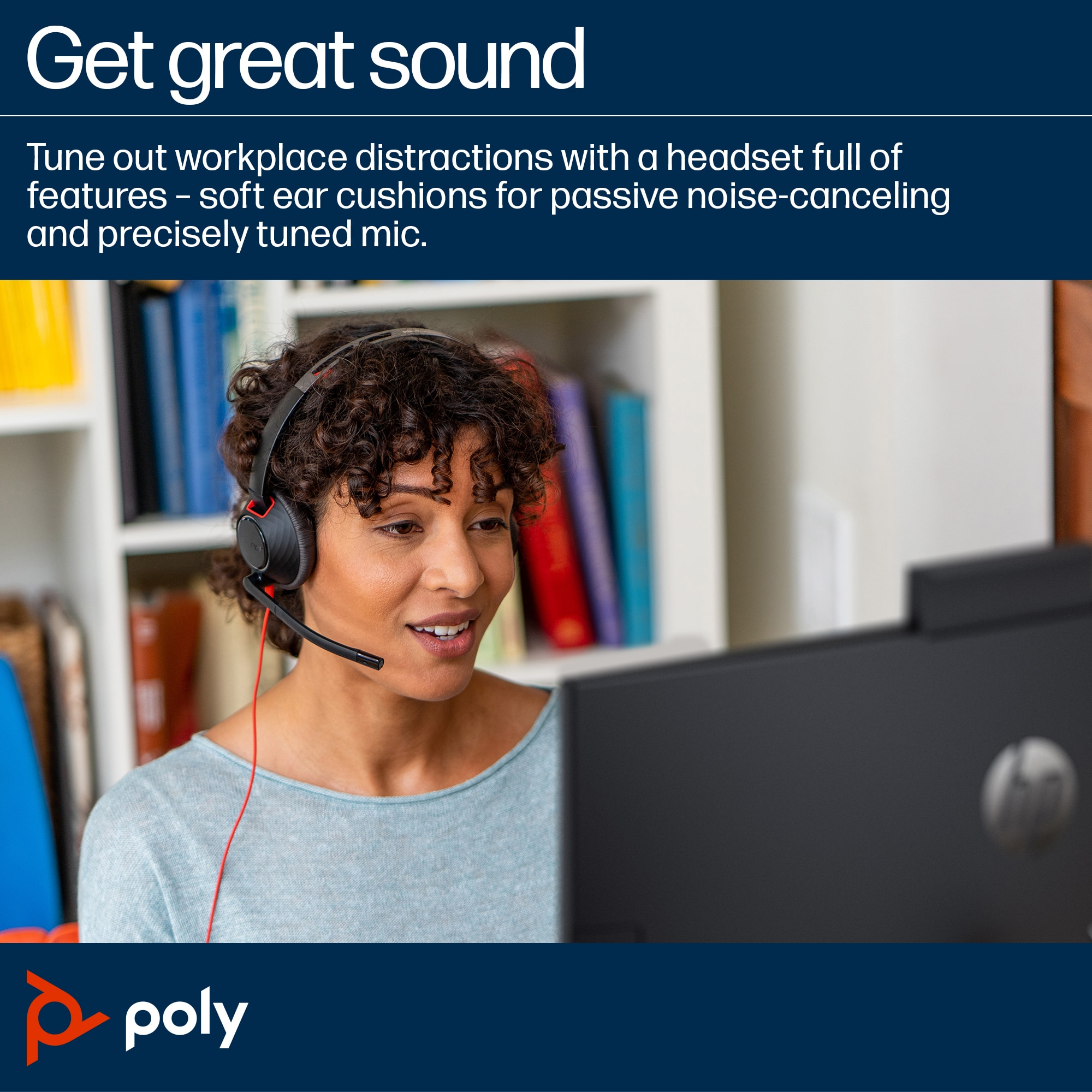 HP Poly Blackwire C5210 USB-C Headset +Inline Cable – image 2