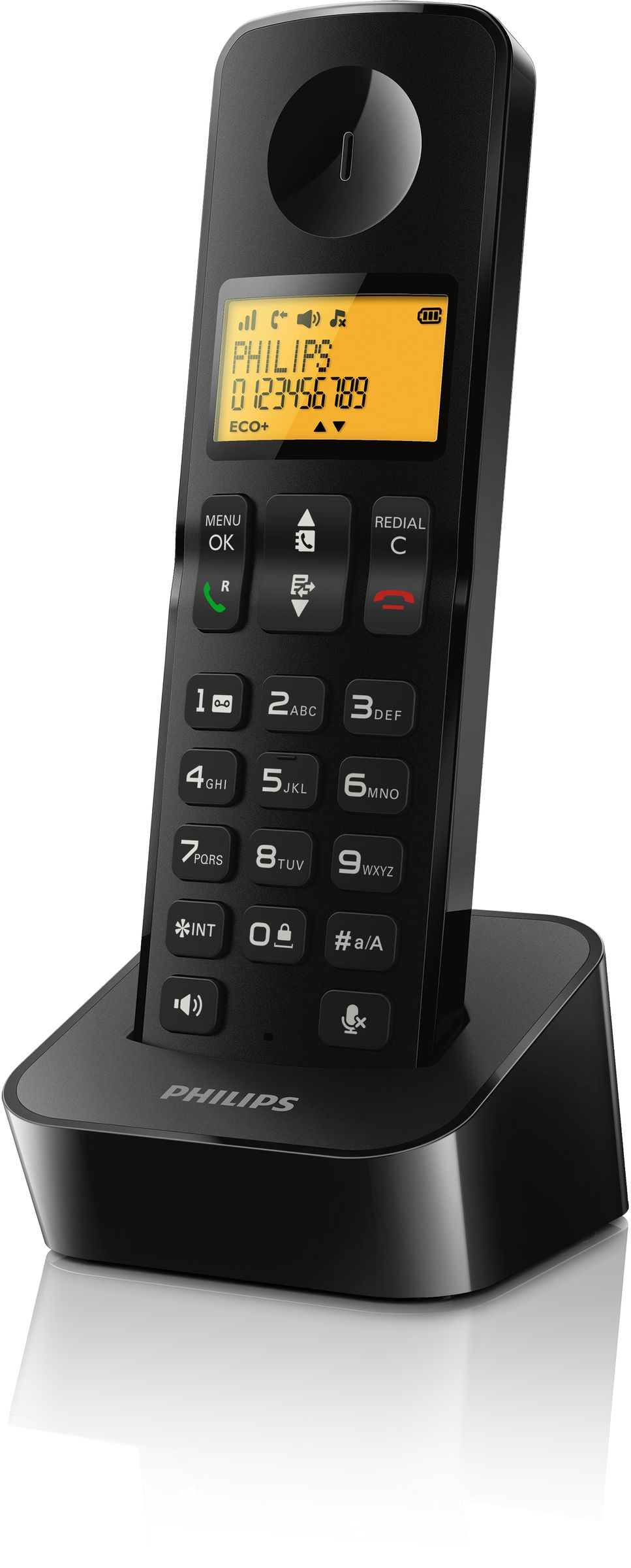Philips B1911B/38 telephone DECT telephone Caller ID Black