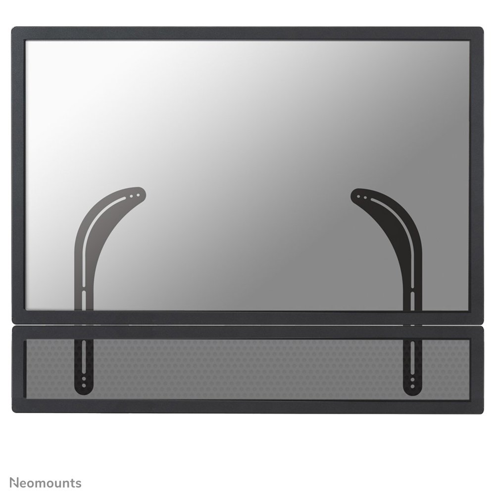 Neomounts NS-SB100 - Mounting kit (2 mounting brackets) - for sound bar - black