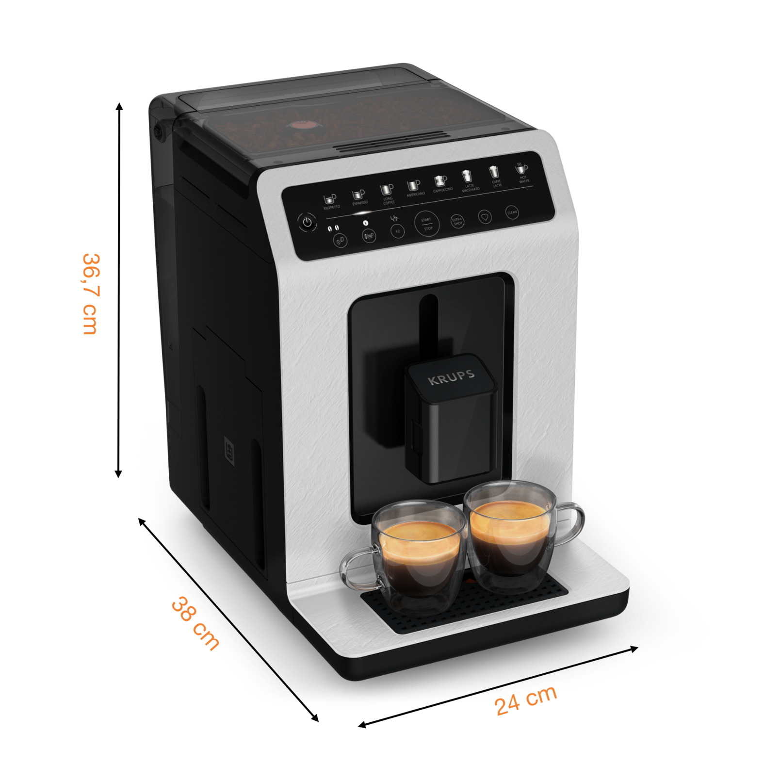 Krups Evidence ECO-Design EA897A Fully-auto Espresso machine – image 8