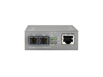 LevelOne 10/100BASE-TX to 100BASE-FX MMF SC Smart Converter, 2km – image 3