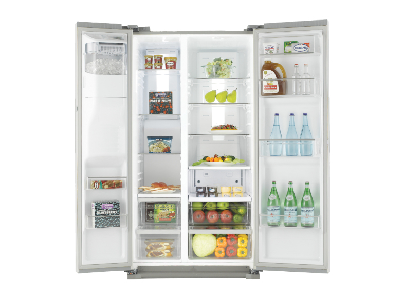 Samsung RS54HDRPBSR side-by-side refrigerator Freestanding – image 5