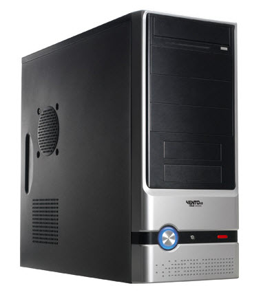 ASUS TA-B41 Midi Tower Black, Silver