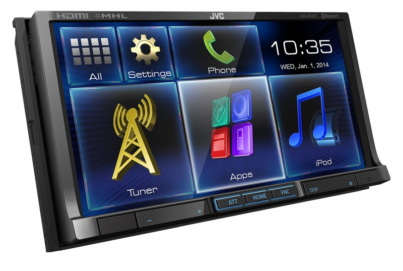 JVC KW-V50BTE car media receiver Black Bluetooth
