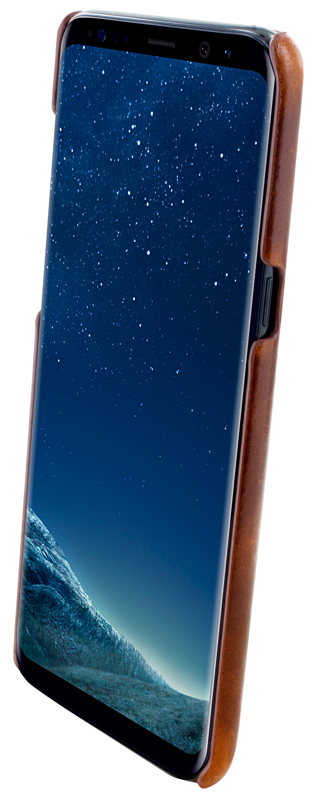 Mobiparts Excellent Backcover Samsung Galaxy S8 Plus Oaked Cognac – image 2