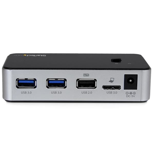 StarTech.com USB 3.0 Multi Media Flash Memory Card Reader with 2-Port USB 3.0 Hub & USB Fast Charge Port – image 4