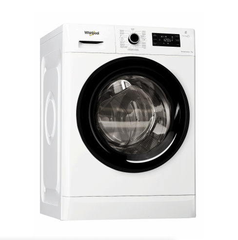 Whirlpool FWG71284WB SPT стиральная машина Фронтальная загрузка 7 kg 1200 RPM Черный, Белый