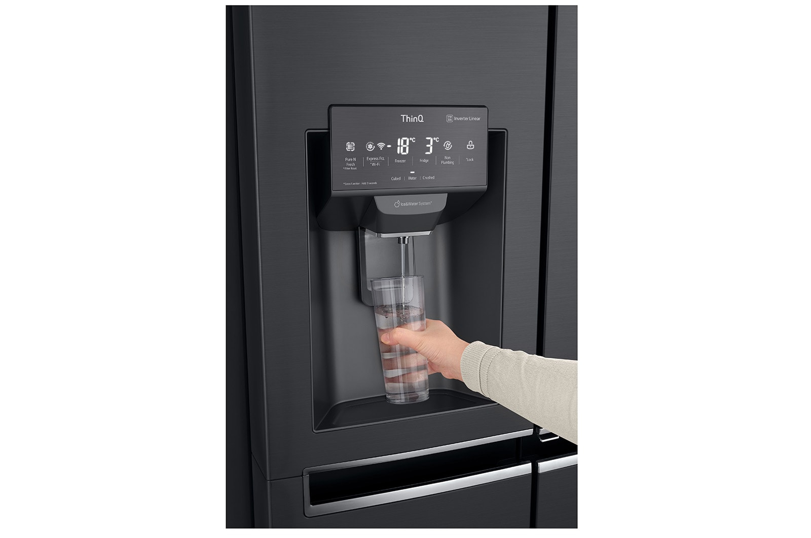 LG GSJ961MCCZ side-by-side refrigerator Freestanding – image 5