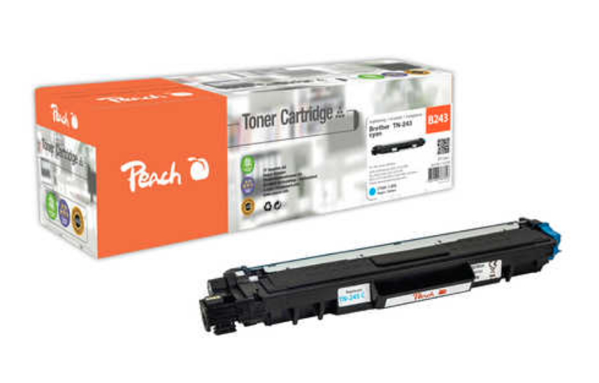 Peach Toner Module cyan, compatible with Brother TN-243C