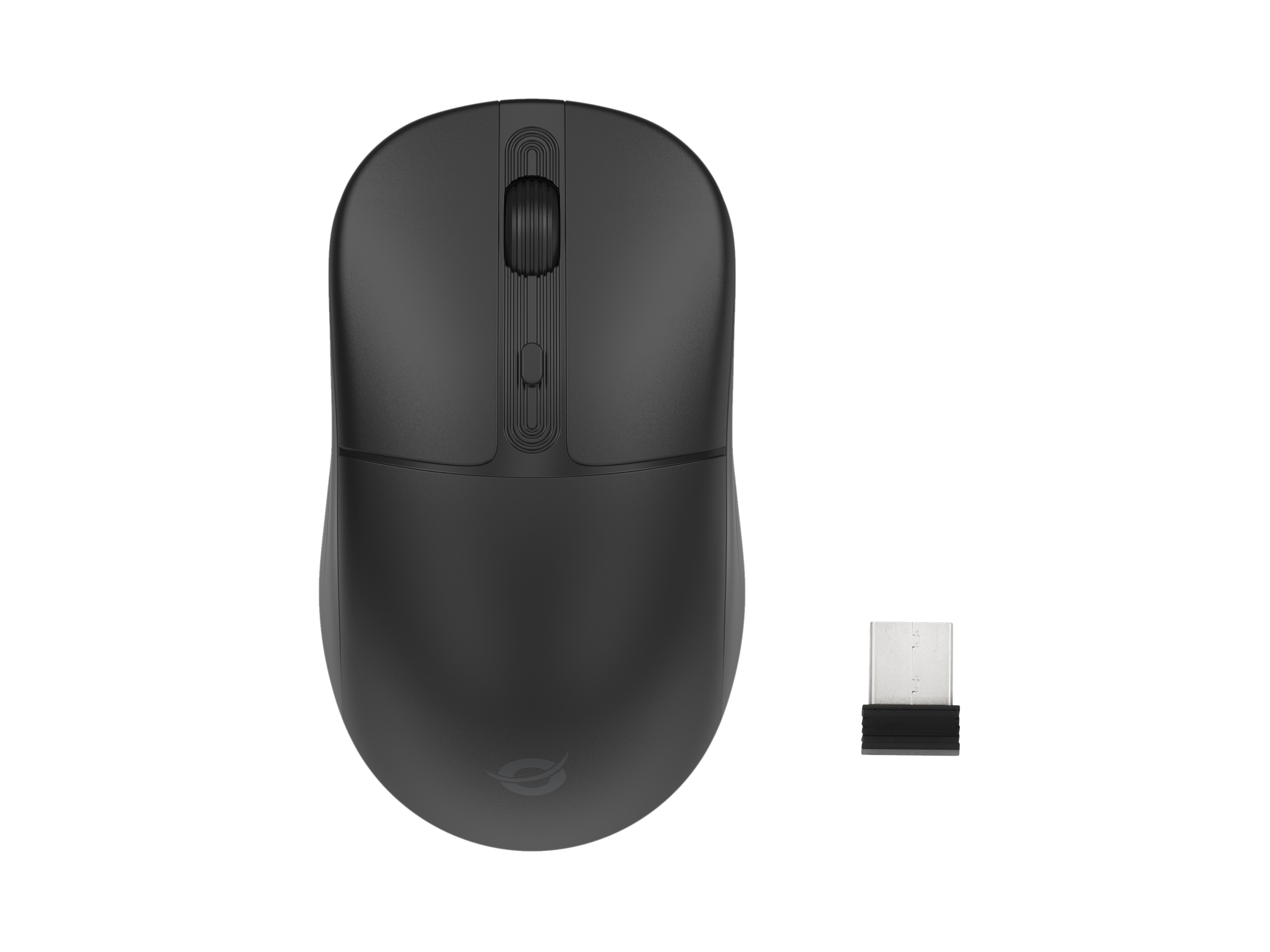CONCEPTRONIC Dual Maus WLS BT5.2/1600DPI/4Tasten L+R schwarz Mäuse & Tastaturen