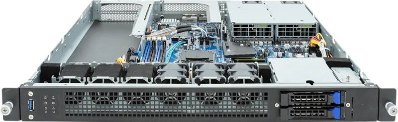 GIGABYTE E133-C10-AAA1 AMD B650E Socket AM5 Rack (1U) Black, Steel – image 2