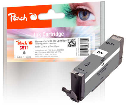 Peach 320129 ink cartridge Compatible Grey