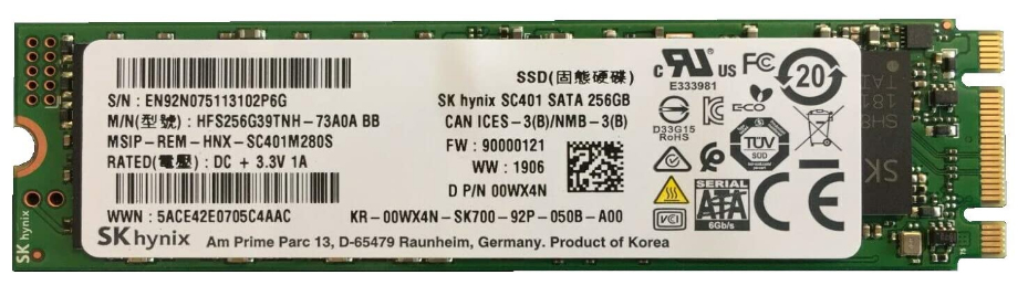 Dell 0WX4N 256 GB M.2 Serial ATA III NVMe