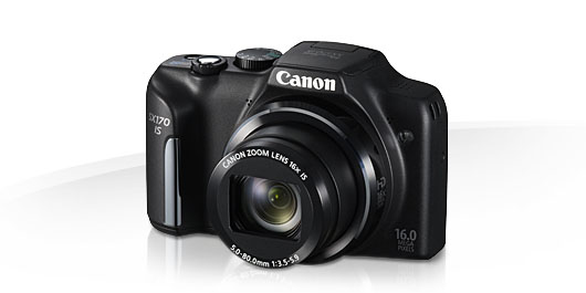 Canon SX170 IS + DCC-2500 + 4GB SD – image 1