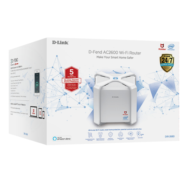D-Link DIR-2680 wireless router Gigabit Ethernet Dual-band (2.4 GHz – image 1