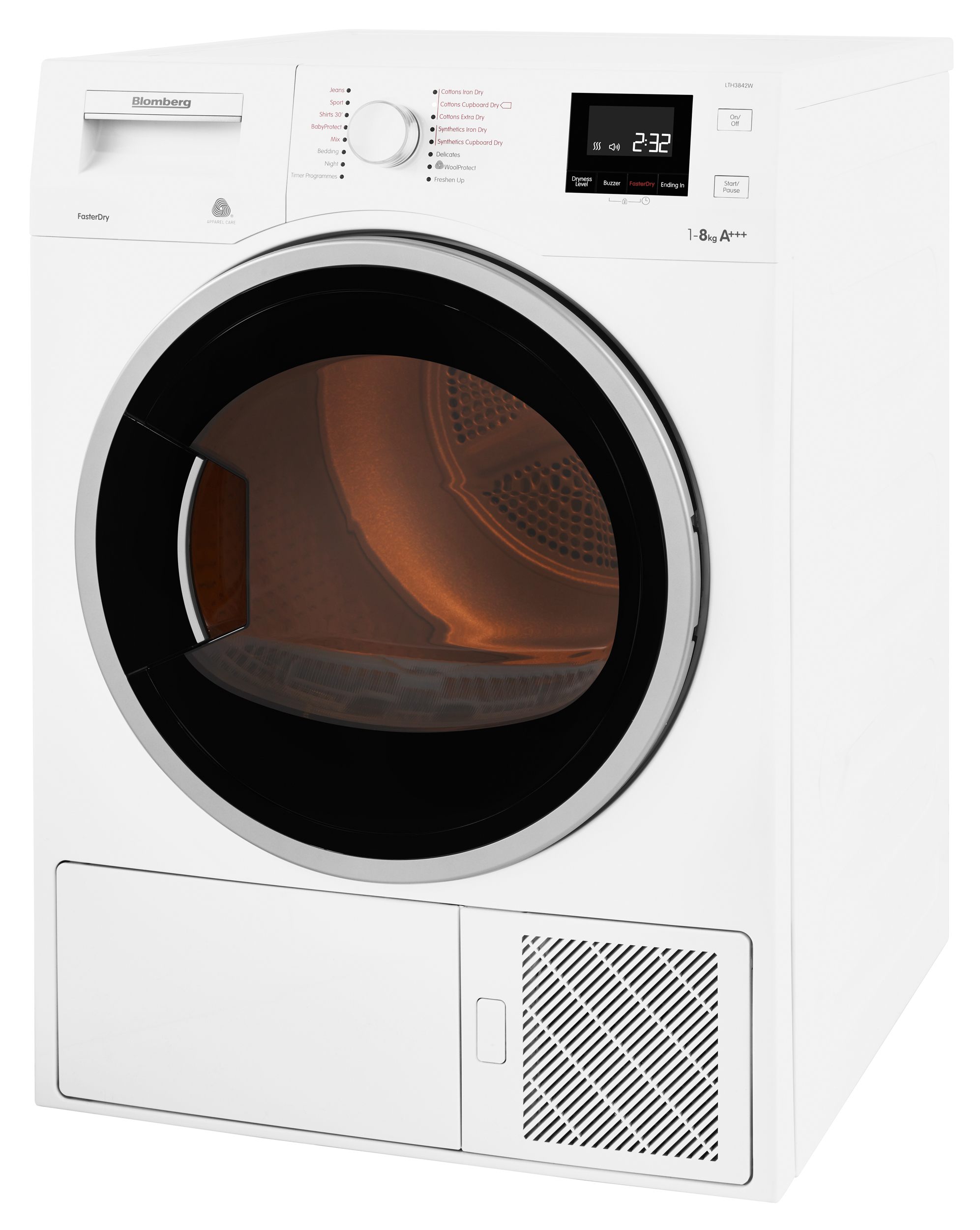 Blomberg LTH3842W tumble dryer Freestanding Front-load
