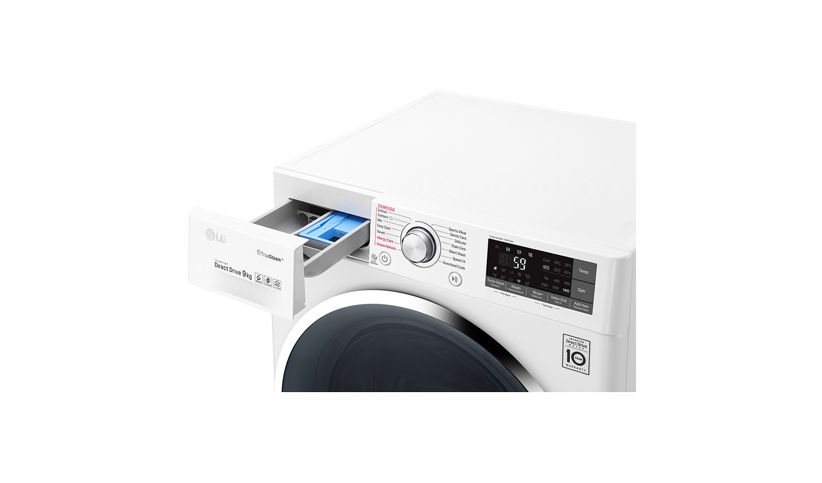LG F4J8VSP2W washer dryer Freestanding Front-load White – image 8