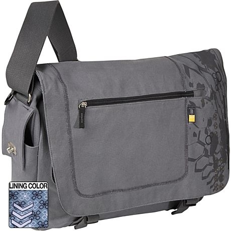 Case Logic Canvas Messenger Bag 15.4" Grijs – image 1