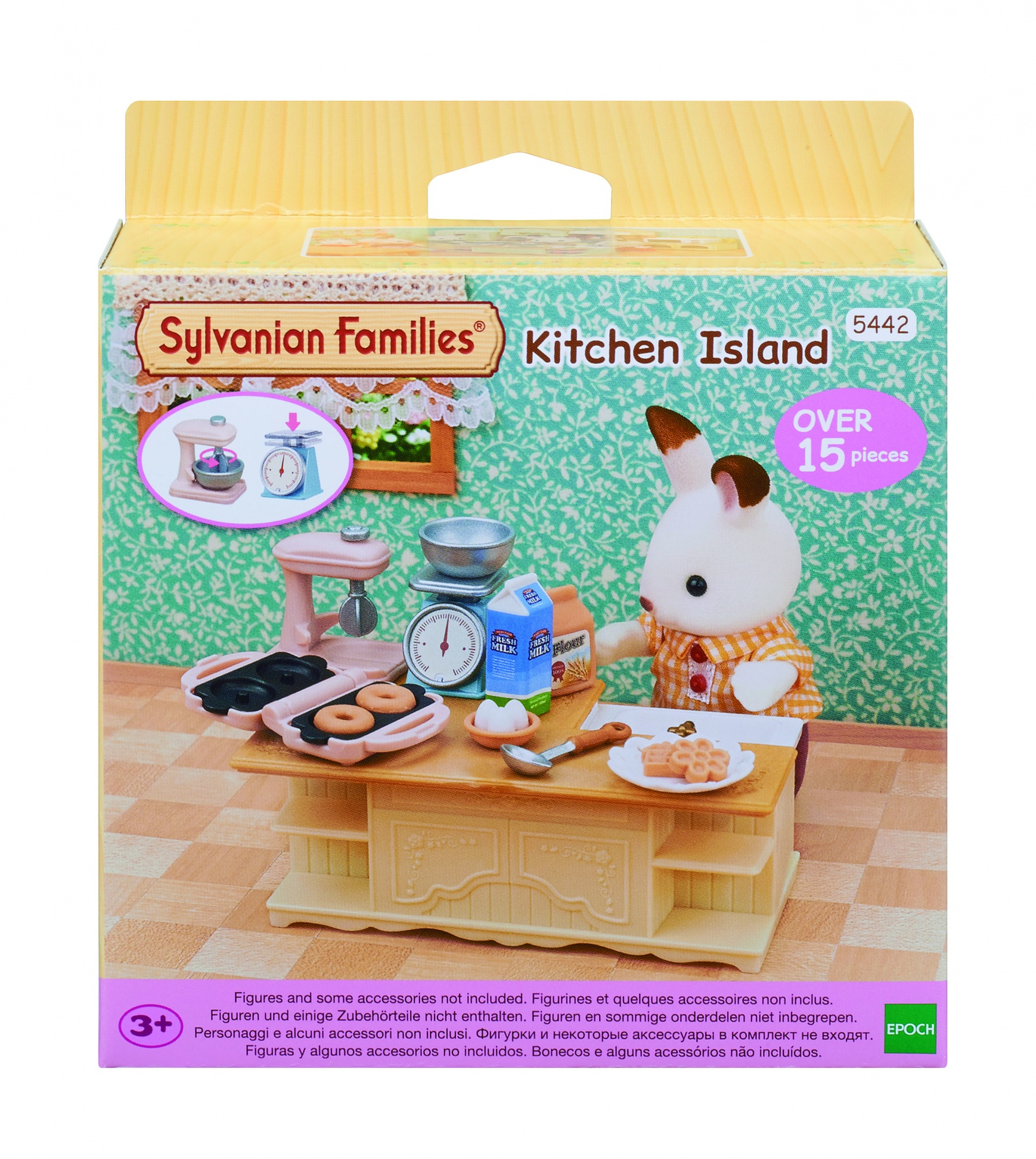Resim Sylvanian Families Mutfak Adası Oyuncak Figür