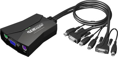 Neomounts NS211MICRO KVM switch Black