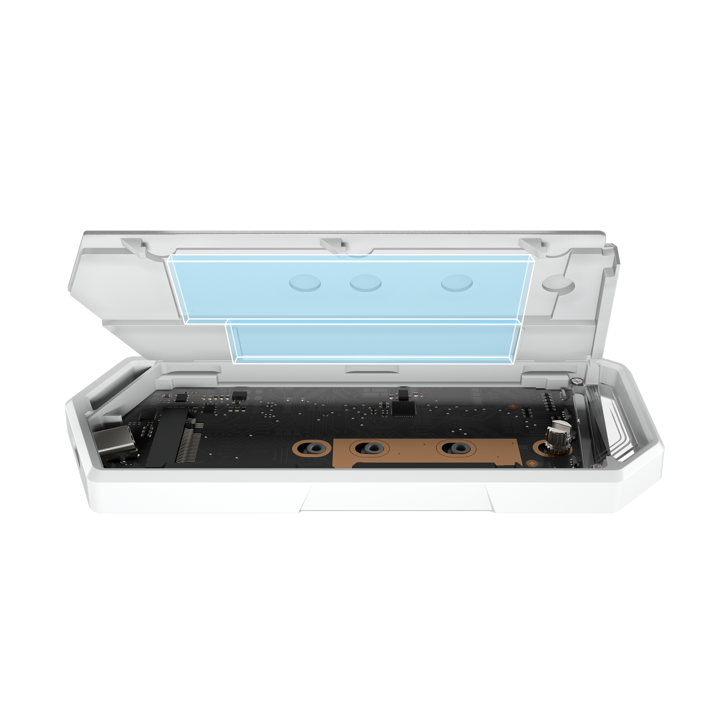 ASUS ROG Strix Arion Hatsune Miku Edition Box esterno SSD Bianco M.2