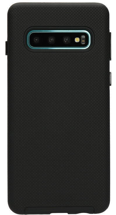 Mobiparts Rugged Tough Grip Case Samsung Galaxy S10 Black