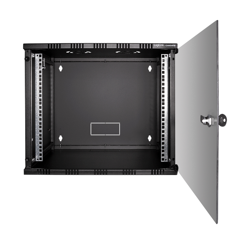 LogiLink W09B54B rack cabinet 9U Wall mounted rack Black – image 2