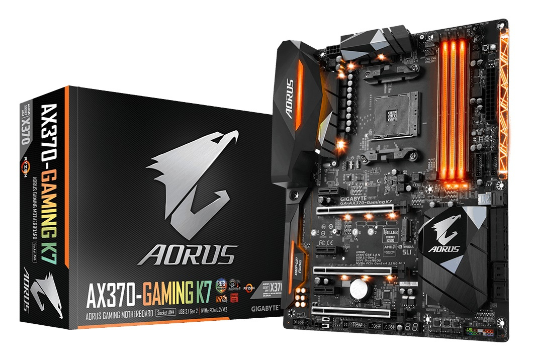 GIGABYTE GA-AX370-GAMING-K7 motherboard AMD X370 Socket AM4 ATX
