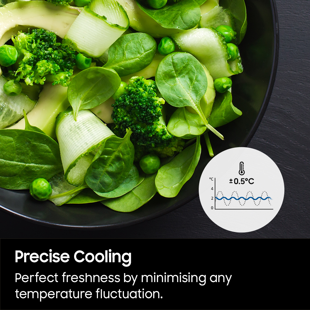 Samsung RS68CG885ES9 side-by-side refrigerator Freestanding Stainless steel – image 7