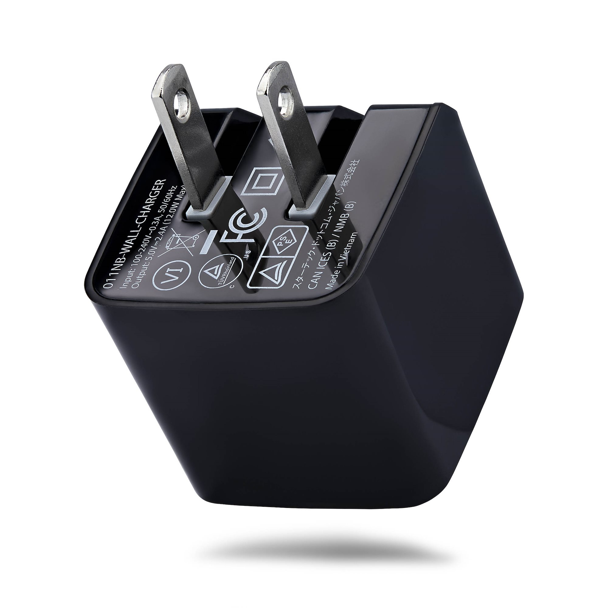 StarTech.com 12W One-Port USB-A Wall Charger, 1x USB-A, iPhone Pro/17/16, iPad, Samsung Galaxy, Portable USB Charger, USB Type A Wall Charger, Black – image 2