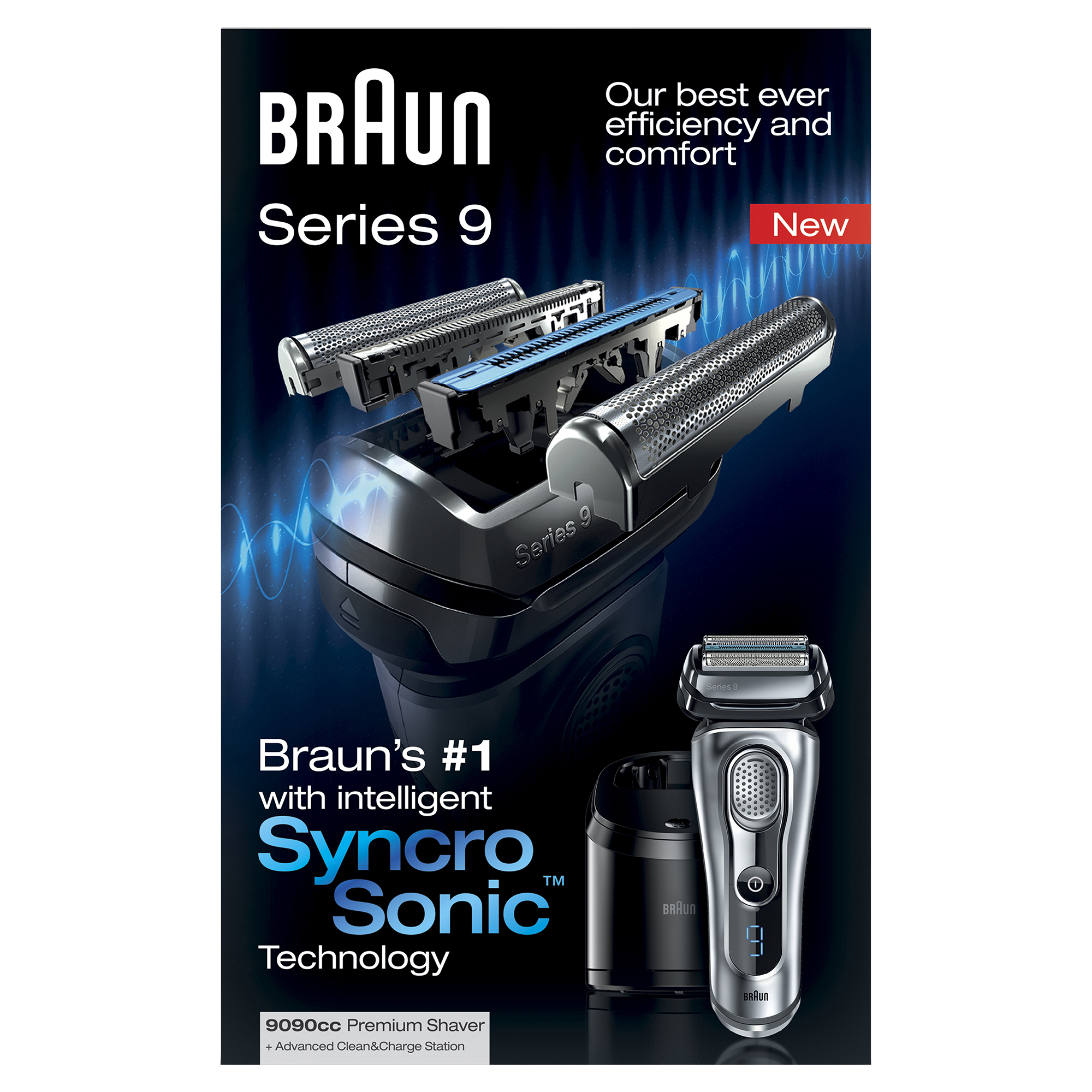 Braun 9090cc Foil shaver Silver – image 5