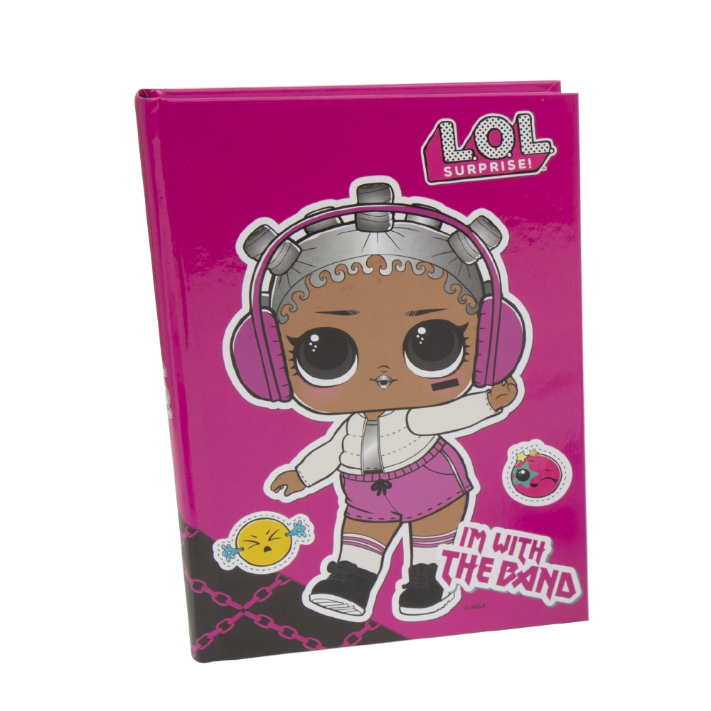 دفتر ملاحظات بغلاف مقوى L.O.L. Surprise! LL930000 متعدد الألوان