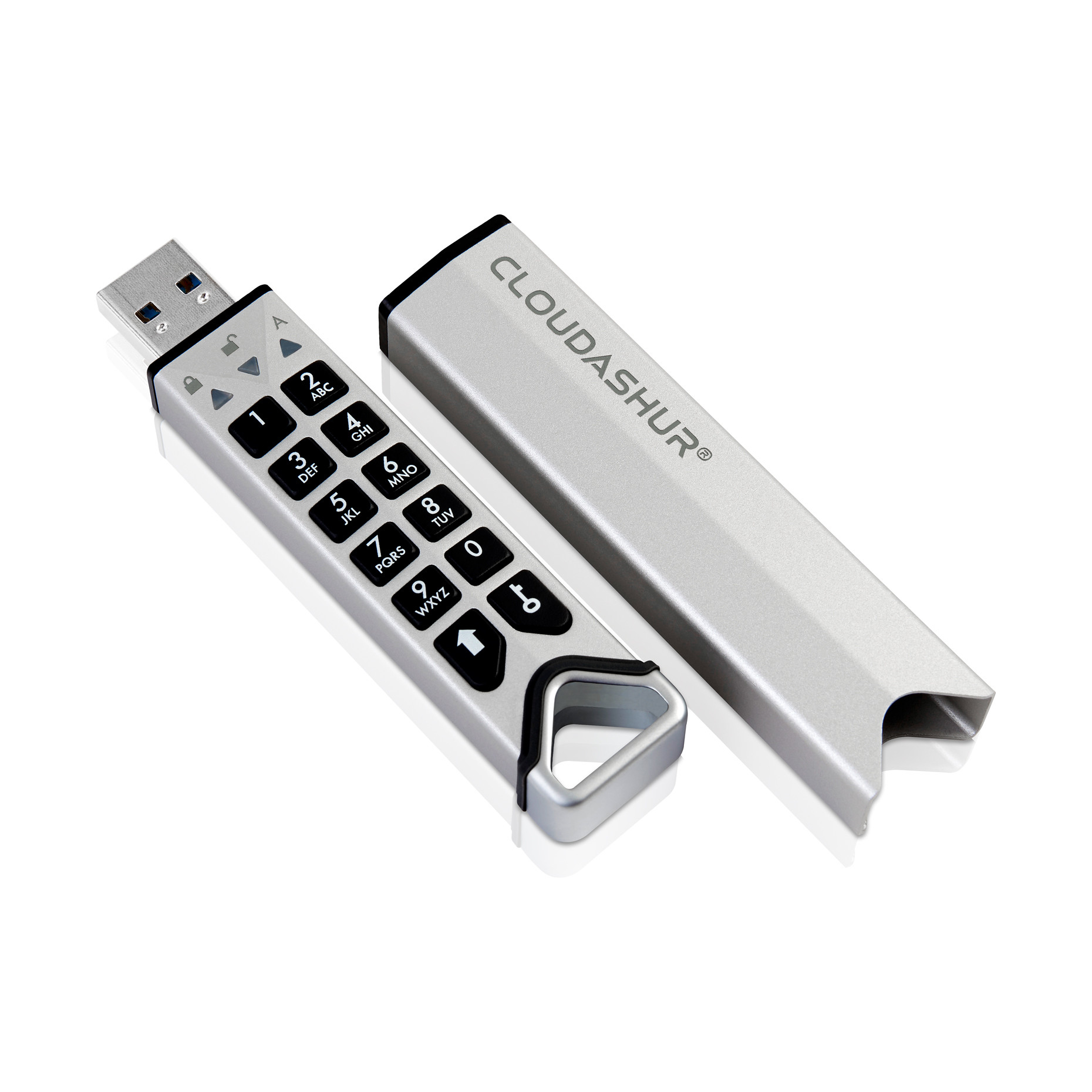 iStorage CloudAshur Hardware Security Module |data encryption module - encrypt, share & manage your data in the cloud| Password Protected, Dust and Water Resistant, Portable, Military Grade Hardware Encryption - 5 Factor Authentication