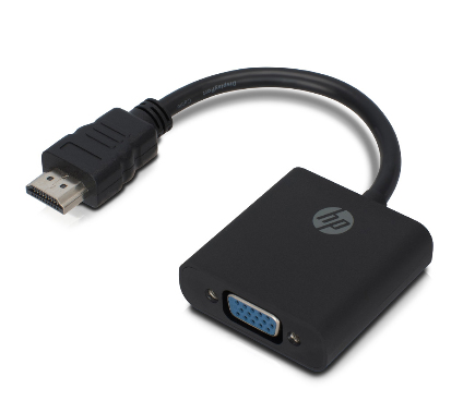 HP 2UX09AA videokaabliadapter HDMI tüüp A (Standard) VGA (D-Sub) Must