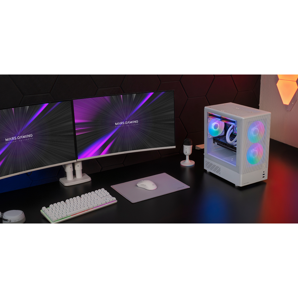 Mars Gaming MC-ONYXW Mini Tower White – image 6